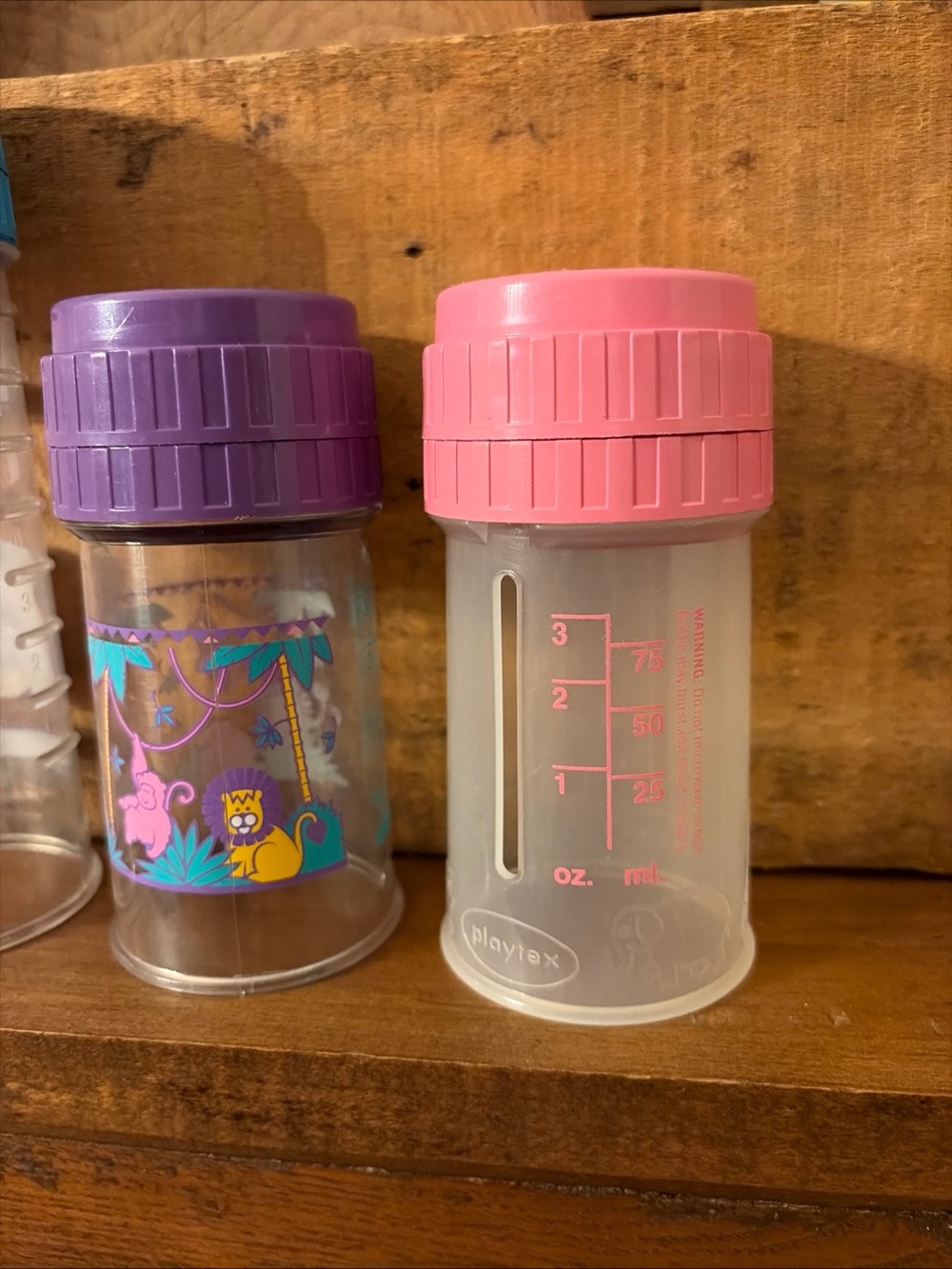 Vintage Platex bottles Lot of 3 - Picture 3 of 5